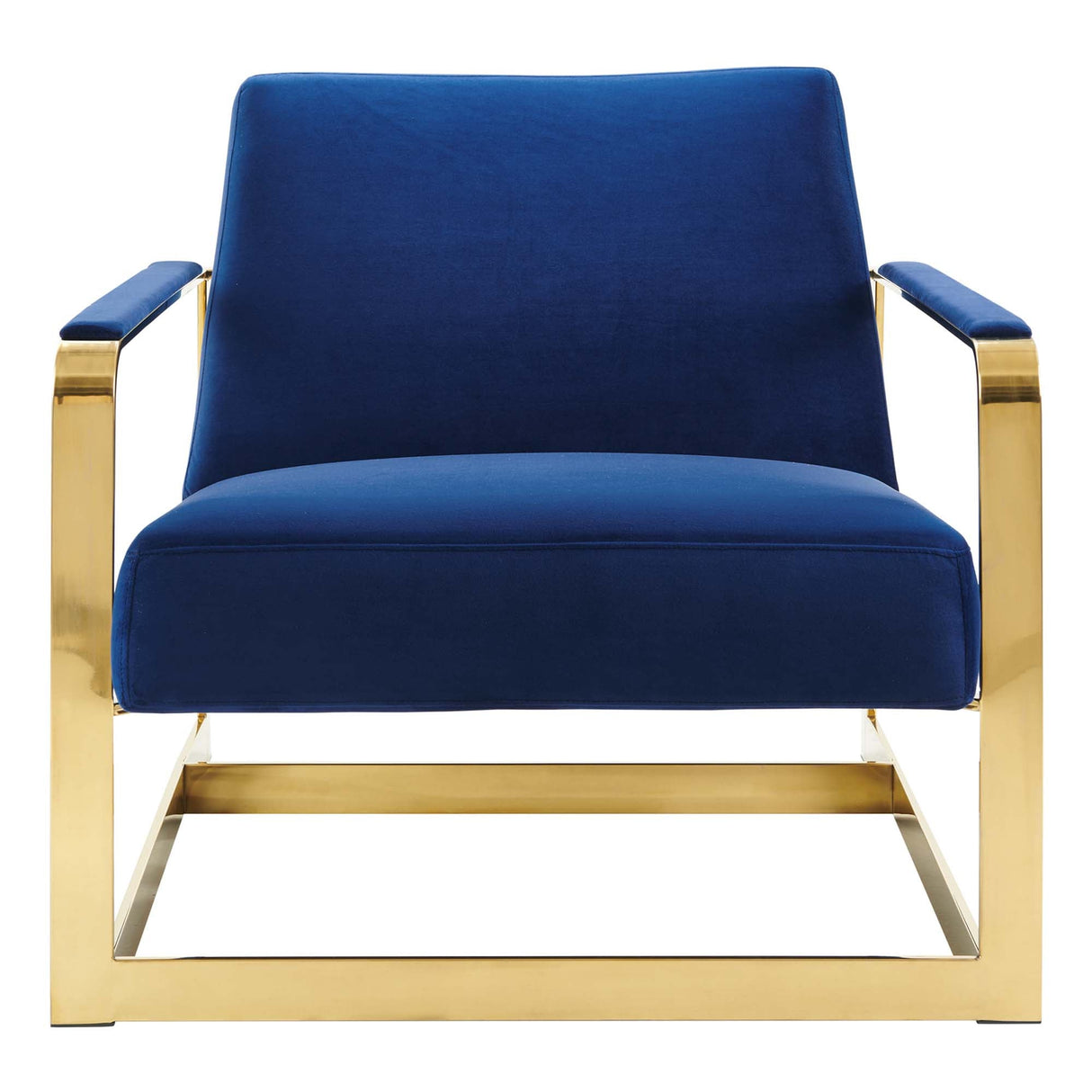 27 Inch Performance Velvet Accent Chair with Coated Steel Frame