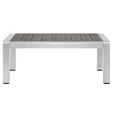 5-Piece Aluminum Outdoor Sectional Sofa Set with Sunbrella Fabric, Weather-Resistant