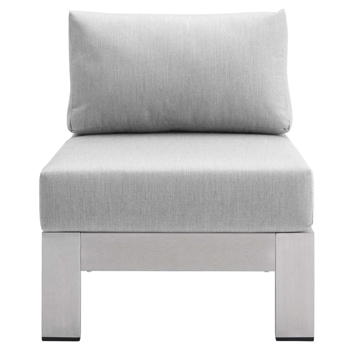 5-Piece Aluminum Outdoor Sectional Sofa Set with Sunbrella Fabric, Weather-Resistant