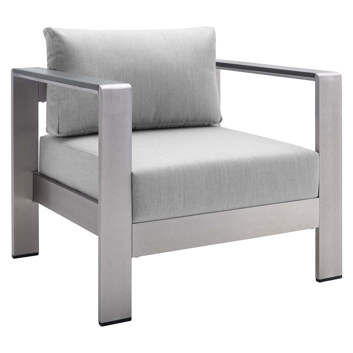 9-Piece Aluminum Outdoor Sectional Modular Sofa Set with Sunbrella Fabric