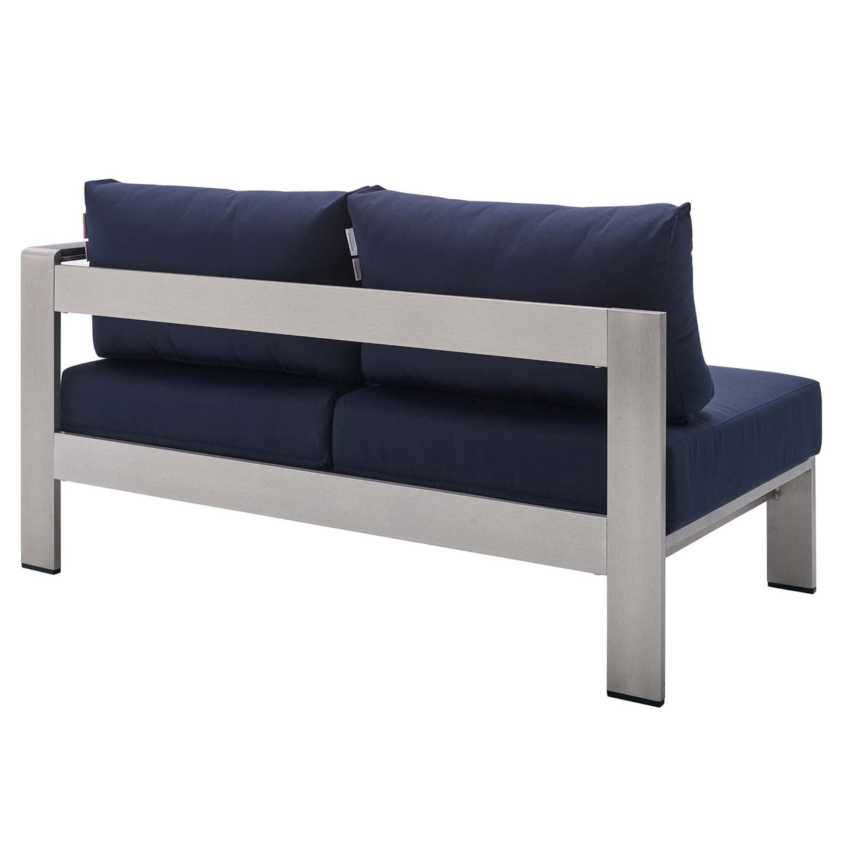 9-Piece Aluminum Outdoor Sectional Modular Sofa Set with Sunbrella Fabric