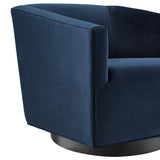 32 Inch Performance Velvet Swivel Chair Set of 2
