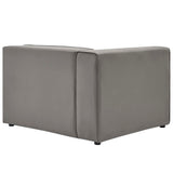 Vegan Leather Left-Arm Sectional Sofa Chair 44 Inch