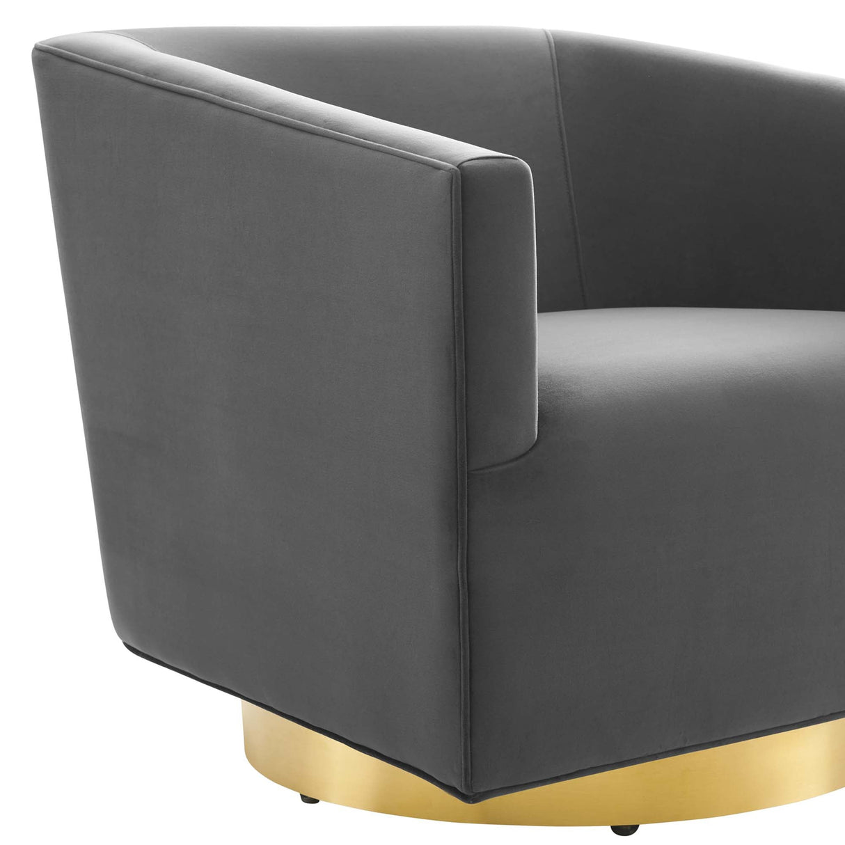 32 Inch Performance Velvet Swivel Lounge Chair