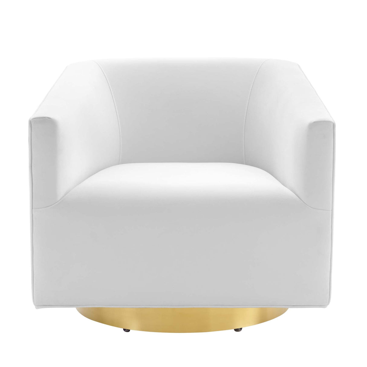 32 Inch Performance Velvet Swivel Lounge Chair