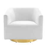 32 Inch Performance Velvet Swivel Lounge Chair