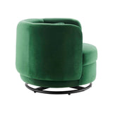 34 Inch Performance Velvet Swivel Chair