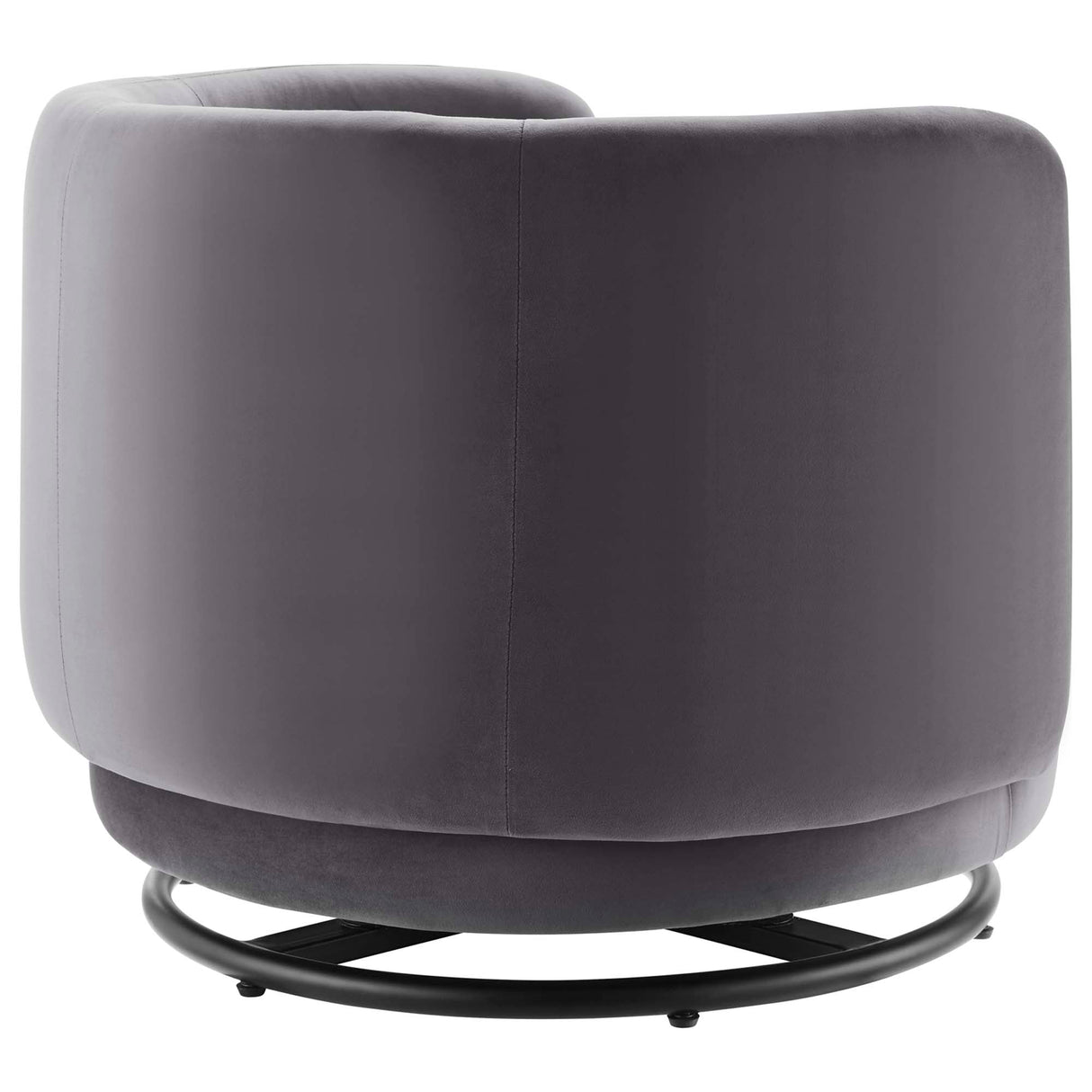 34 Inch Performance Velvet Swivel Chair
