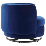 34 Inch Performance Velvet Swivel Chair