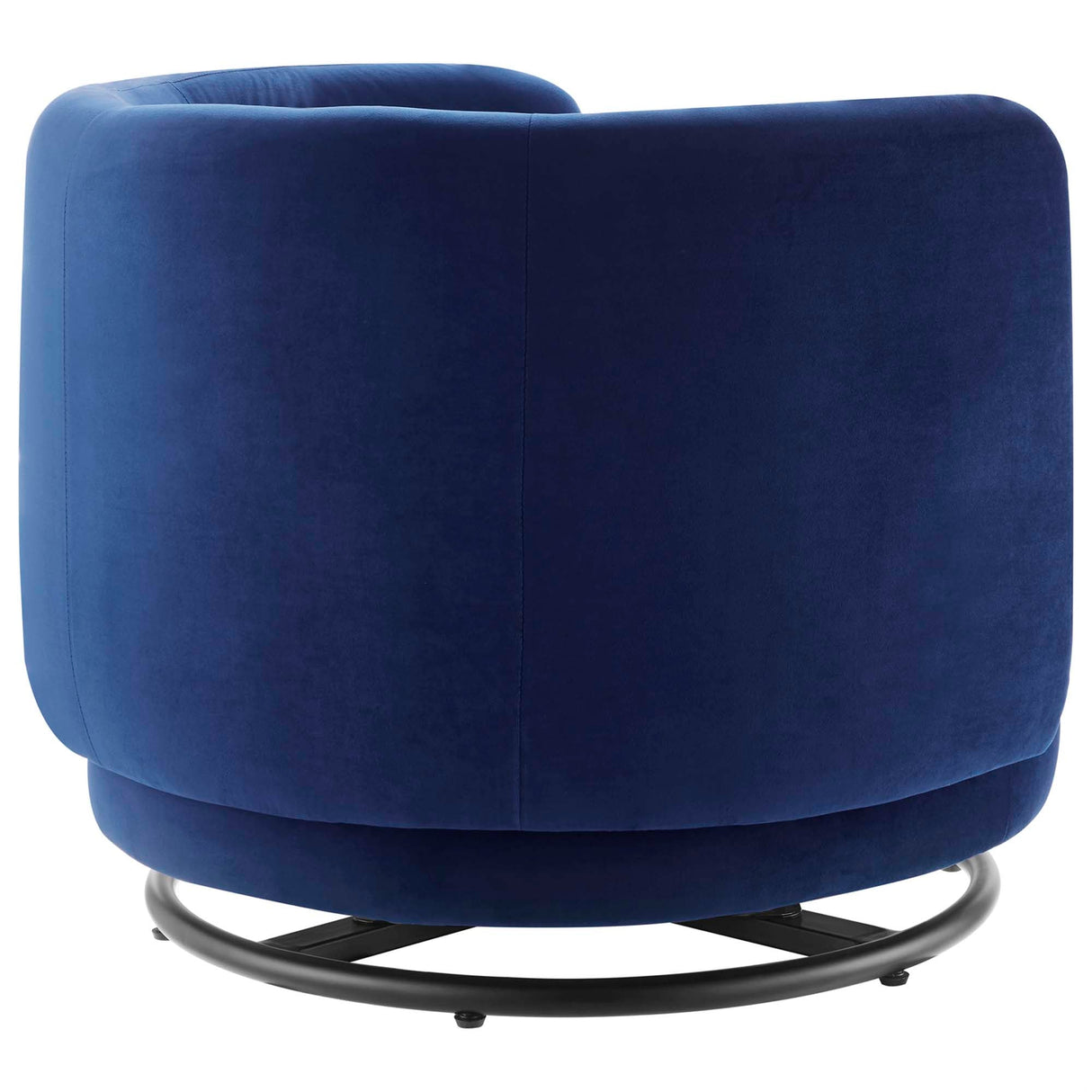 34 Inch Performance Velvet Swivel Chair