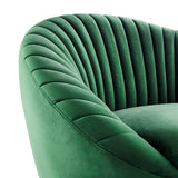 32 Inch Performance Velvet Swivel Chair