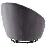 32 Inch Performance Velvet Swivel Chair