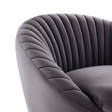 32 Inch Performance Velvet Swivel Chair