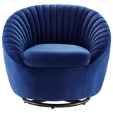 32 Inch Performance Velvet Swivel Chair