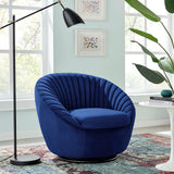 32 Inch Performance Velvet Swivel Chair