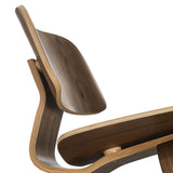 22 Inch Mid-Century Molded Plywood Lounge Chair