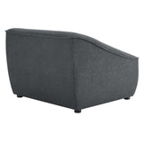 38 Inch Upholstered Fabric Armchair and Ottoman Set