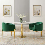 26 Inch Tufted Performance Velvet Accent Chair Set of 2