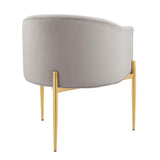 26 Inch Tufted Performance Velvet Accent Chair Set of 2