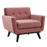 36 Inch Performance Velvet Armchair