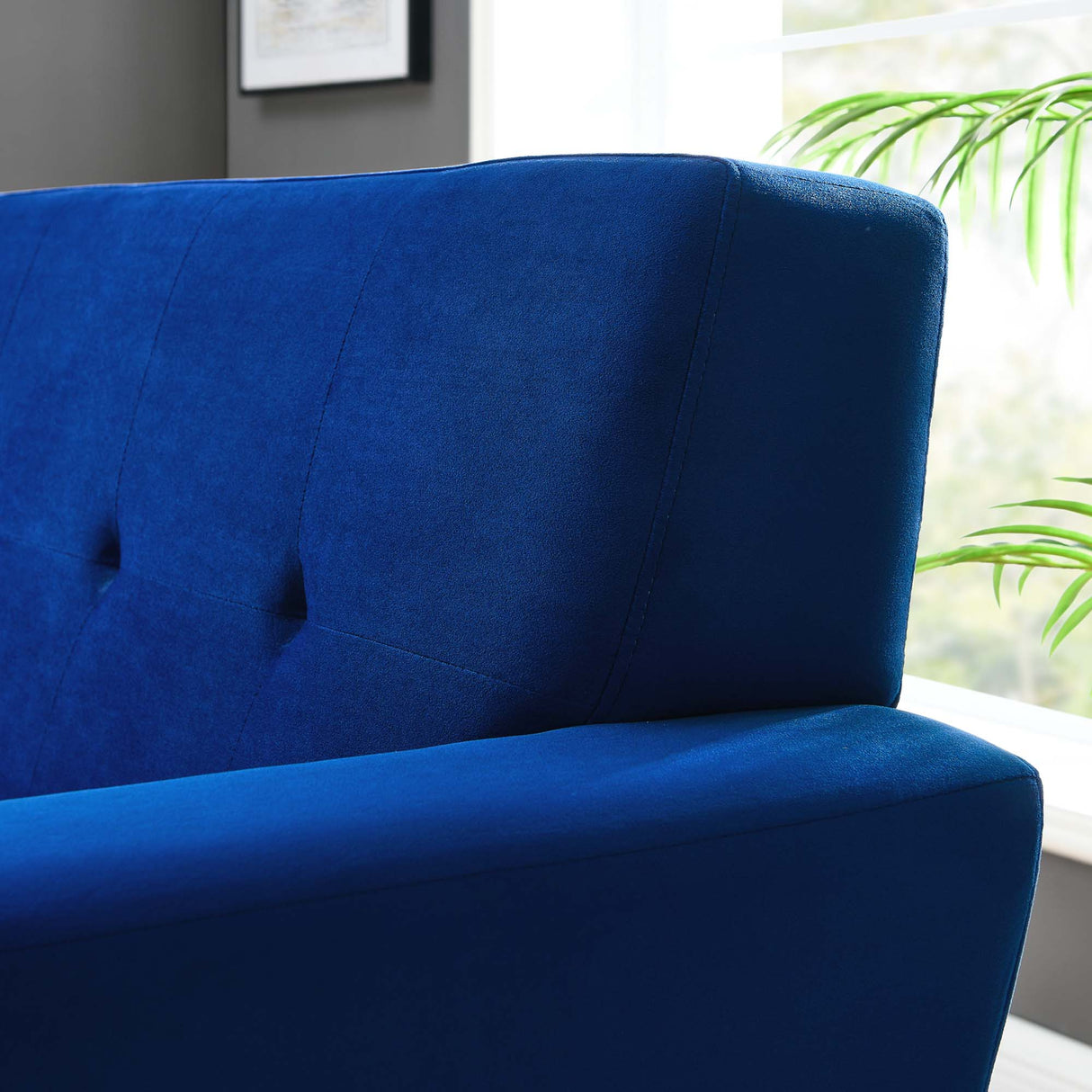 36 Inch Performance Velvet Armchair