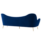 Victorian Channel Tufted Performance Velvet Sofa
