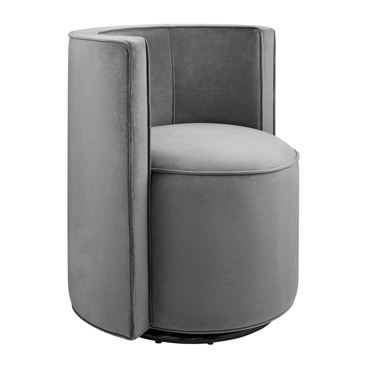 25 Inch Della Mid-Century Modern Performance Velvet Swivel Accent Chair