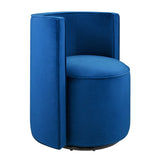 25 Inch Della Mid-Century Modern Performance Velvet Swivel Accent Chair