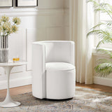 25 Inch Della Mid-Century Modern Performance Velvet Swivel Accent Chair