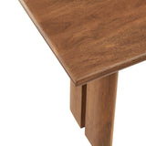 Solid Mango Wood Dining Bench with Modern Farmhouse Design