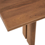 72 Inch Solid Mango Wood Dining Bench with Modern Farmhouse Design