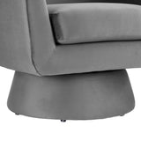31 Inch Performance Velvet Swivel Chair