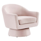 31 Inch Performance Velvet Swivel Chair