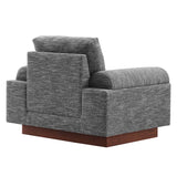 42 Inch Polyester Fabric Armchair