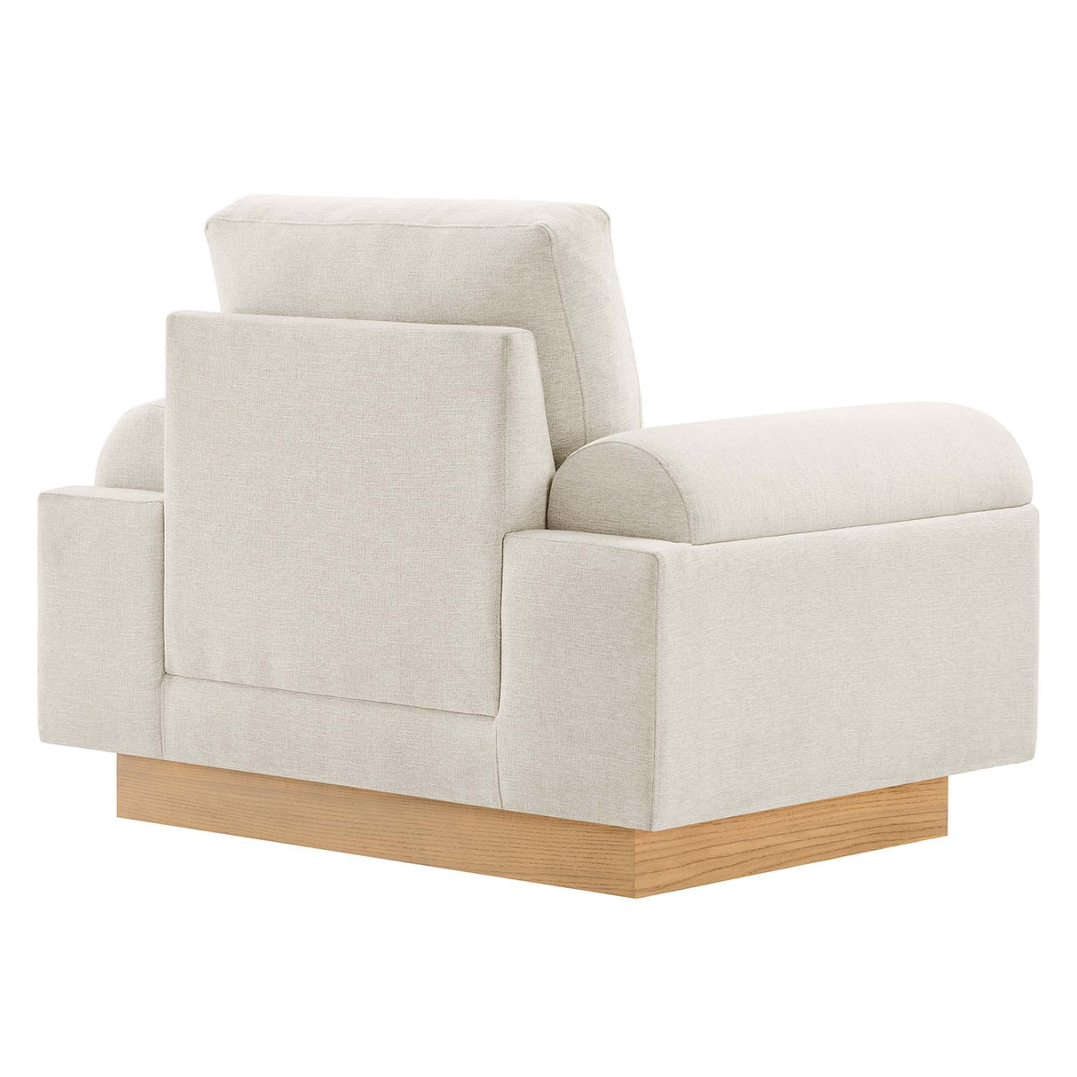 42 Inch Polyester Fabric Armchair