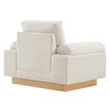 42 Inch Polyester Fabric Armchair