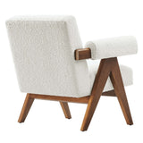 27 Inch Modern Boucle Fabric Upholstered Armchairs - Set of 2