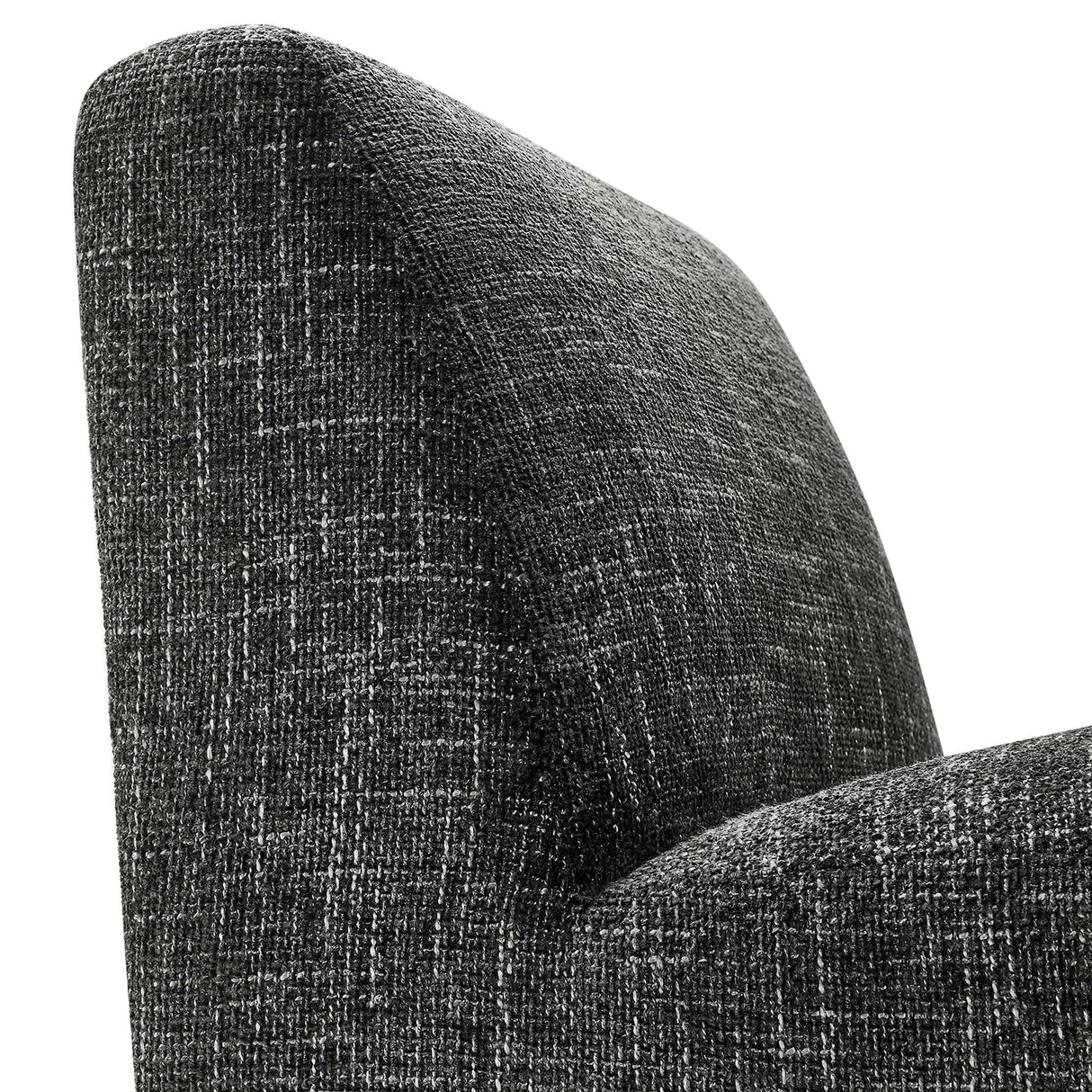 32 Inch Oversized Armless Chenille Upholstered Accent Chair