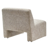32 Inch Oversized Armless Chenille Upholstered Accent Chair