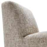32 Inch Oversized Armless Chenille Upholstered Accent Chair