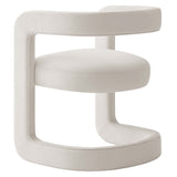 23 Inch Performance Velvet Barrel Accent Chair
