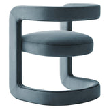 23 Inch Performance Velvet Barrel Accent Chair