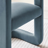 23 Inch Performance Velvet Barrel Accent Chair