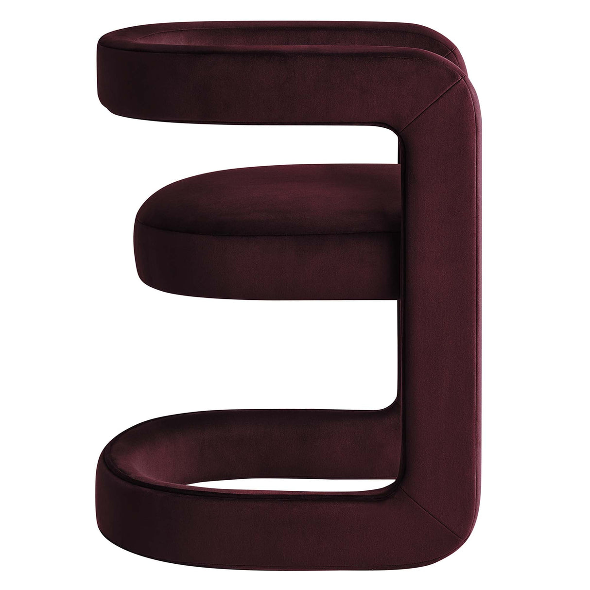 23 Inch Performance Velvet Barrel Accent Chair