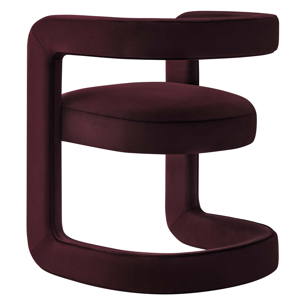 23 Inch Performance Velvet Barrel Accent Chair