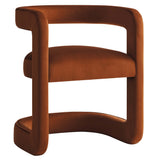 23 Inch Performance Velvet Barrel Accent Chair