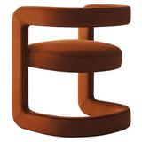 23 Inch Performance Velvet Barrel Accent Chair