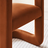 23 Inch Performance Velvet Barrel Accent Chair