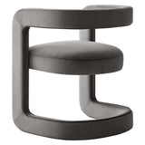 23 Inch Performance Velvet Barrel Accent Chair