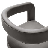 23 Inch Performance Velvet Barrel Accent Chair